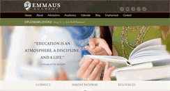 Desktop Screenshot of emmausacademy.com